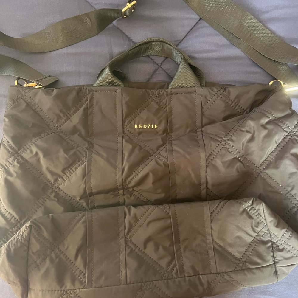 Kedzie black crossbody bag.  Black